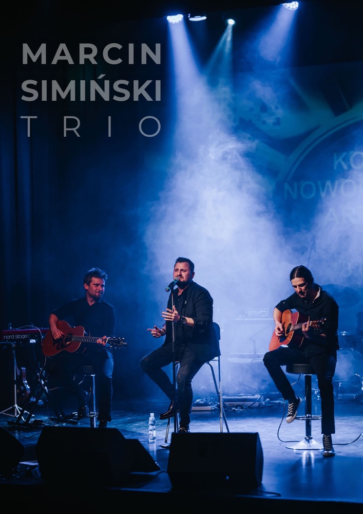 Plakat koncertu: Marcin Simiński Trio, Browar Wojkówka, sobota, 23 marca 2024