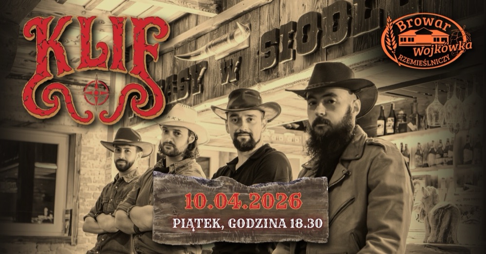 Plakat koncertu: Klif